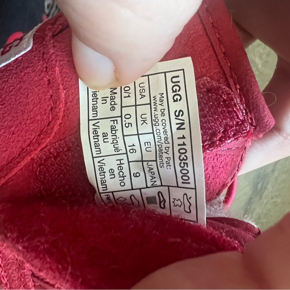 Ugg Boots Infant Size 0/1 - Picture 4 of 7